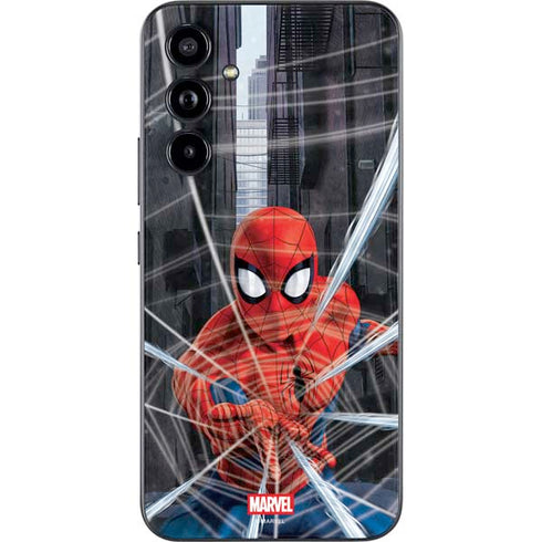Marvel Spiderman Web Throw Galaxy A54 5G Skin